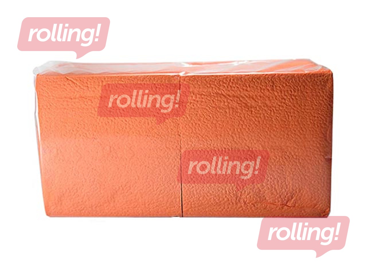 Salvetes Lenek, 24x24 cm, 400 gab., 1 slānis, oranžas