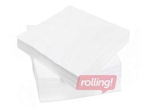 Napkins 24x24 cm, 200 pcs, 3 slayers, white