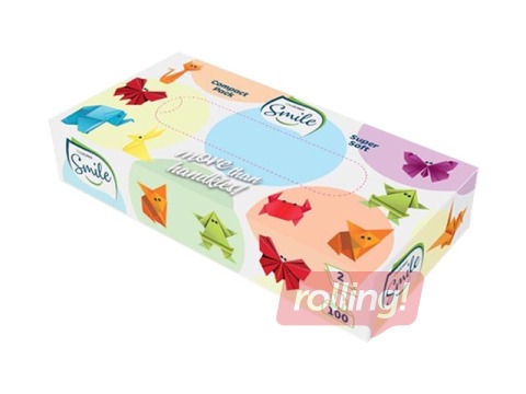 Kosmeetilised salvrätikud Lucart Smile, 2-kihiline, 100 lehte, 841030