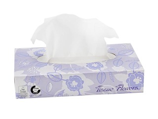 Косметические салфетки Celtex Tissue Flowers, 2 слоя, 100 шт.