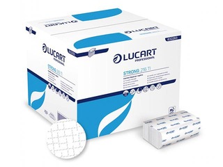 Диспенсерные салфетки Lucart Strong 216 TI, 1 пачка х 150 салфеток, 2 слоя 