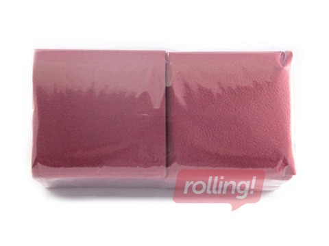 Napkins Lenek, 24x24 cm, 400 pcs., 1 ply, burgundy