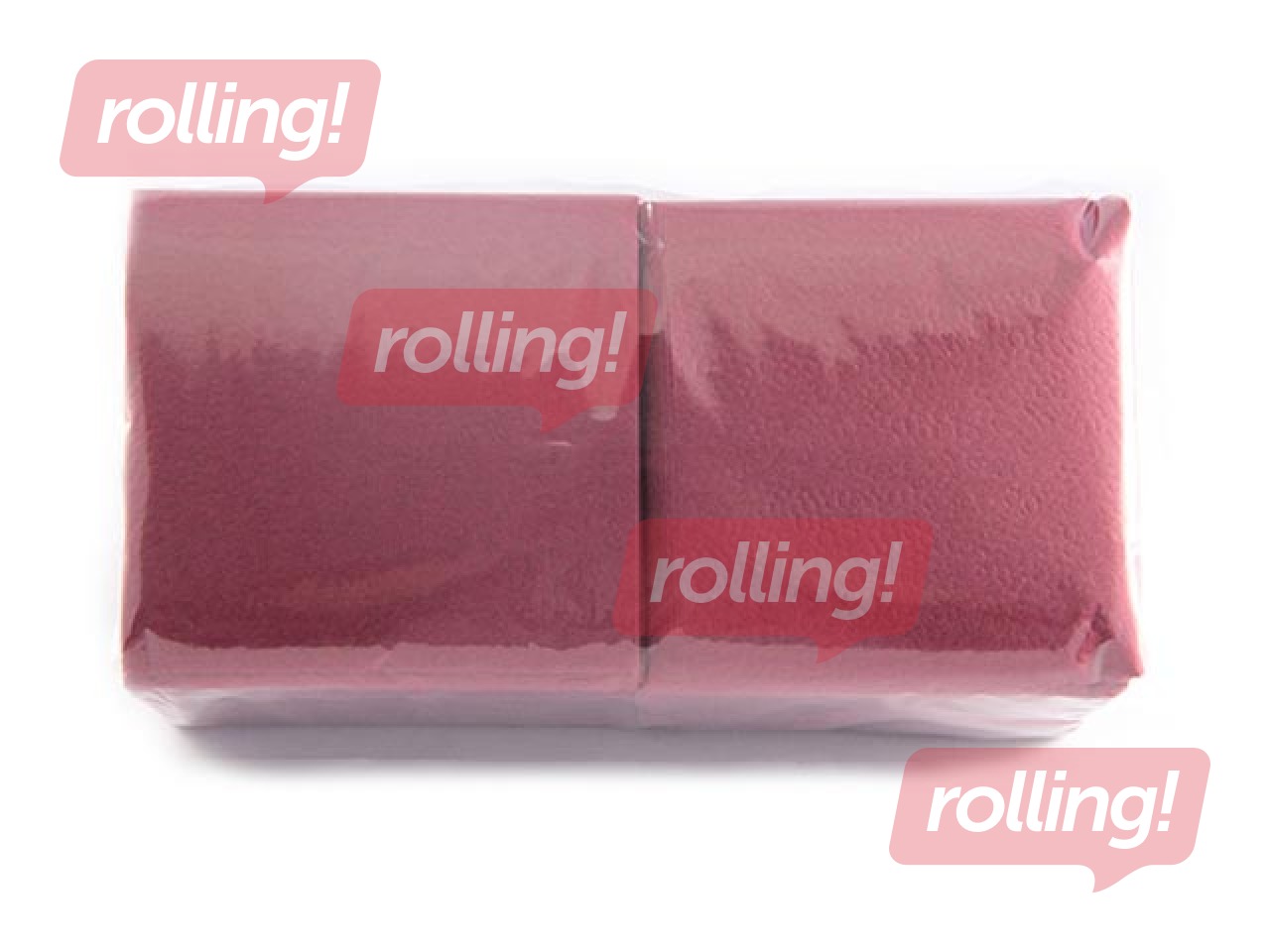 Napkins Lenek, 24x24 cm, 400 pcs., 1 ply, burgundy