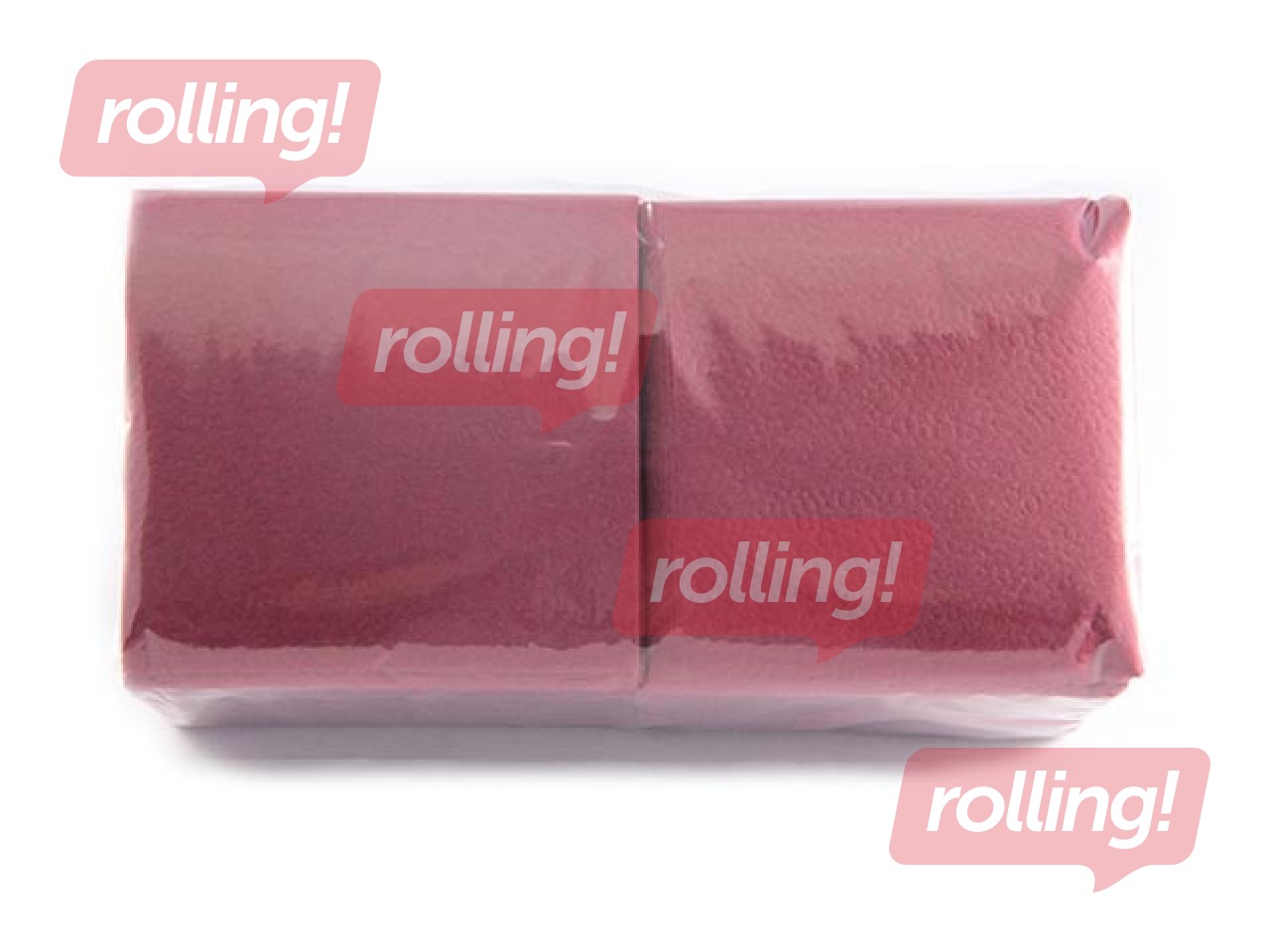 Salvetes Lenek, 24 x 24 cm, 400 gab., 1 slāņis, bordo