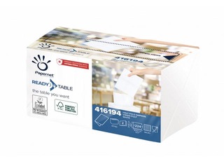 Salvetes Papernet Interfold, baltas, 1 pac., 16.5x21cm