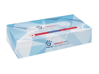 Kosmētiskās salvetes Papernet Defend Tech, 2 kārtas, 100 gab.