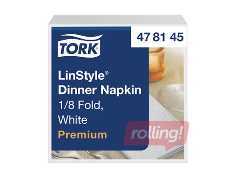 Napkins Tork Premium LinStyle, white, 50 pcs.