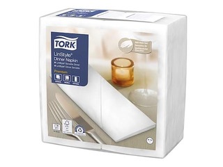 Napkins Tork Premium LinStyle, white, 50 pcs.
