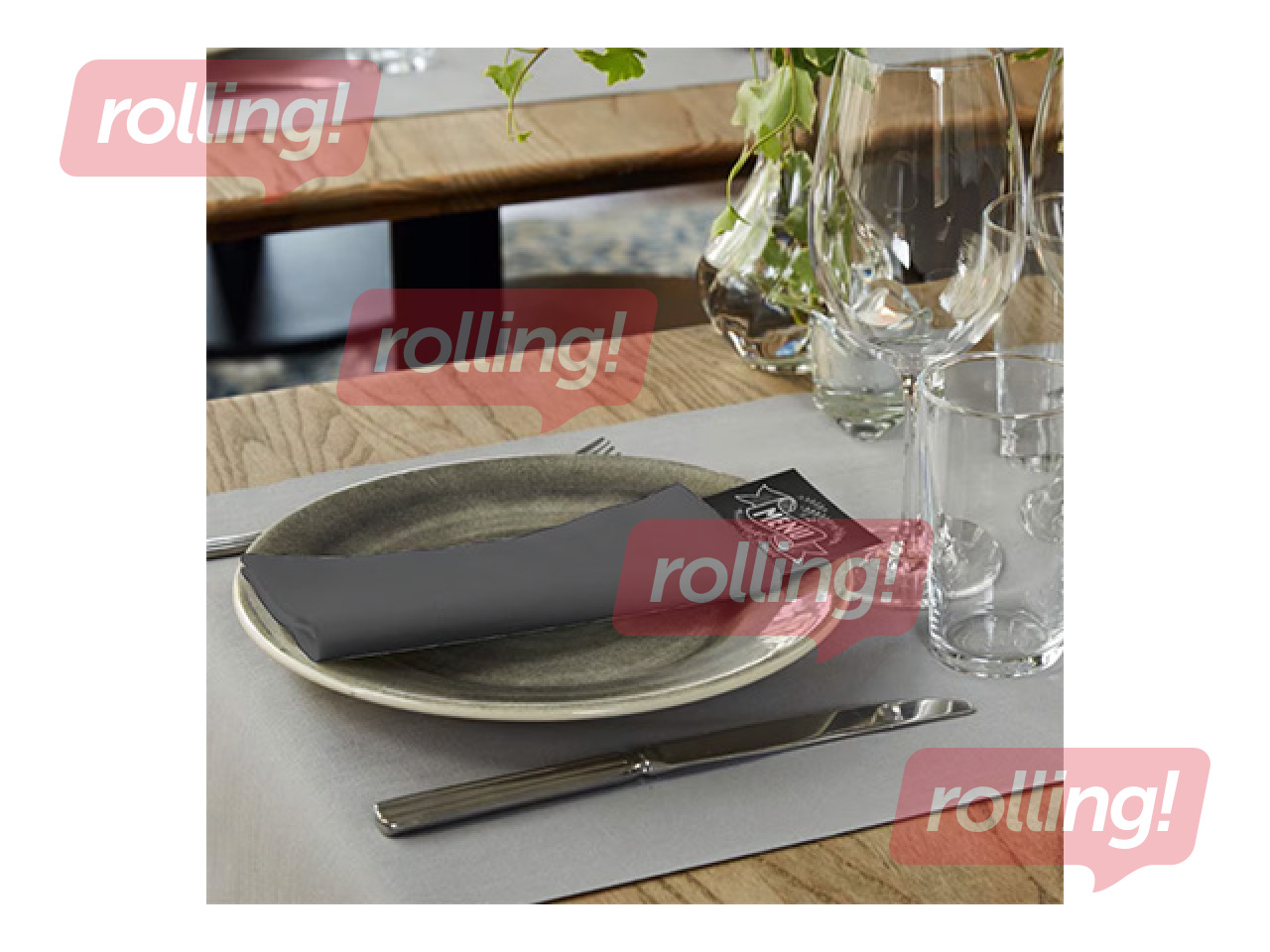 Salvetes Tork Premium LinStyle, antracīts, 50 gab.
