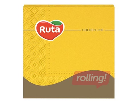 Napkins Ruta 33x33cm, 20 pcs, yellow