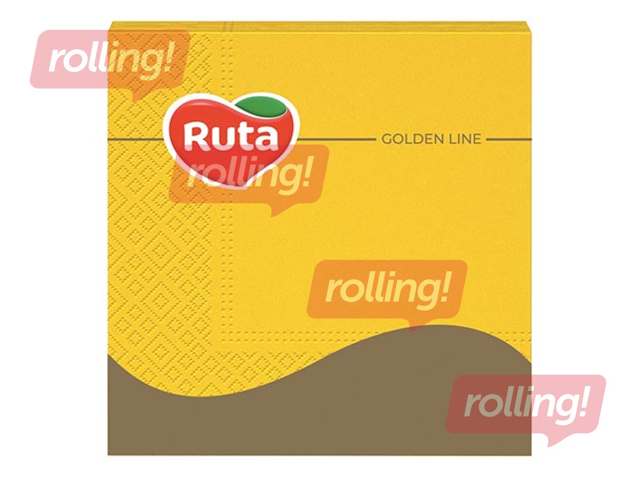 Napkins Ruta 33x33cm, 20 pcs, yellow