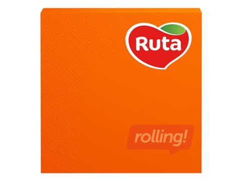 Napkins Ruta 33x33cm, 20 pcs, orange