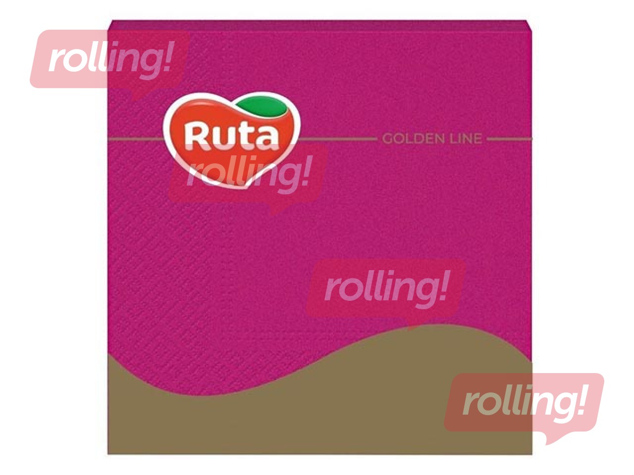 Salvetes Ruta 33x33cm, 20 gab, rozā