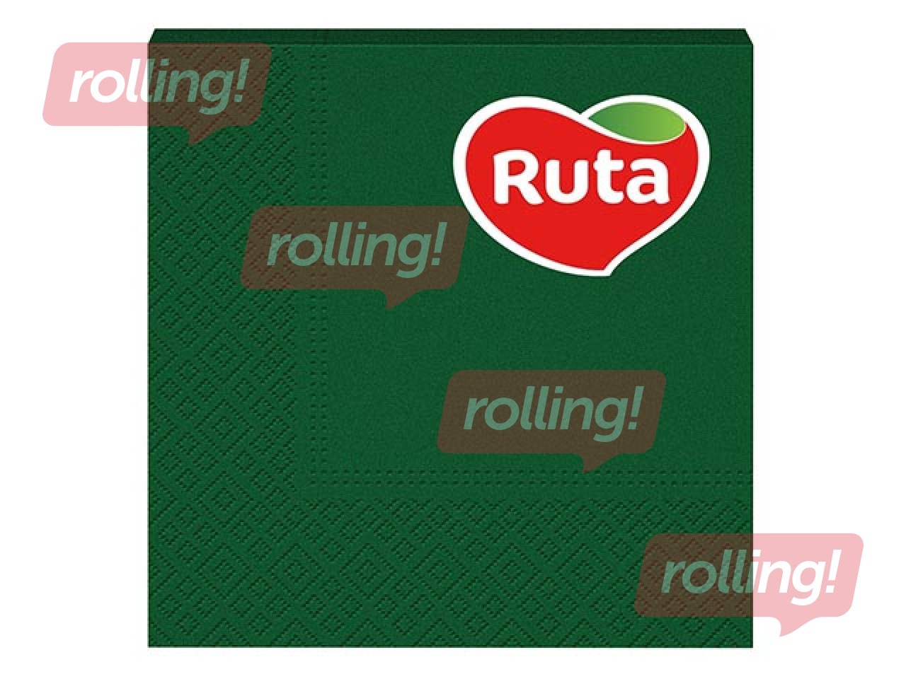 Salvetes Ruta 33x33cm, 20 gab, tumši zaļas