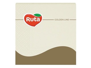Napkins Ruta 33x33cm, 20 pcs, champagne