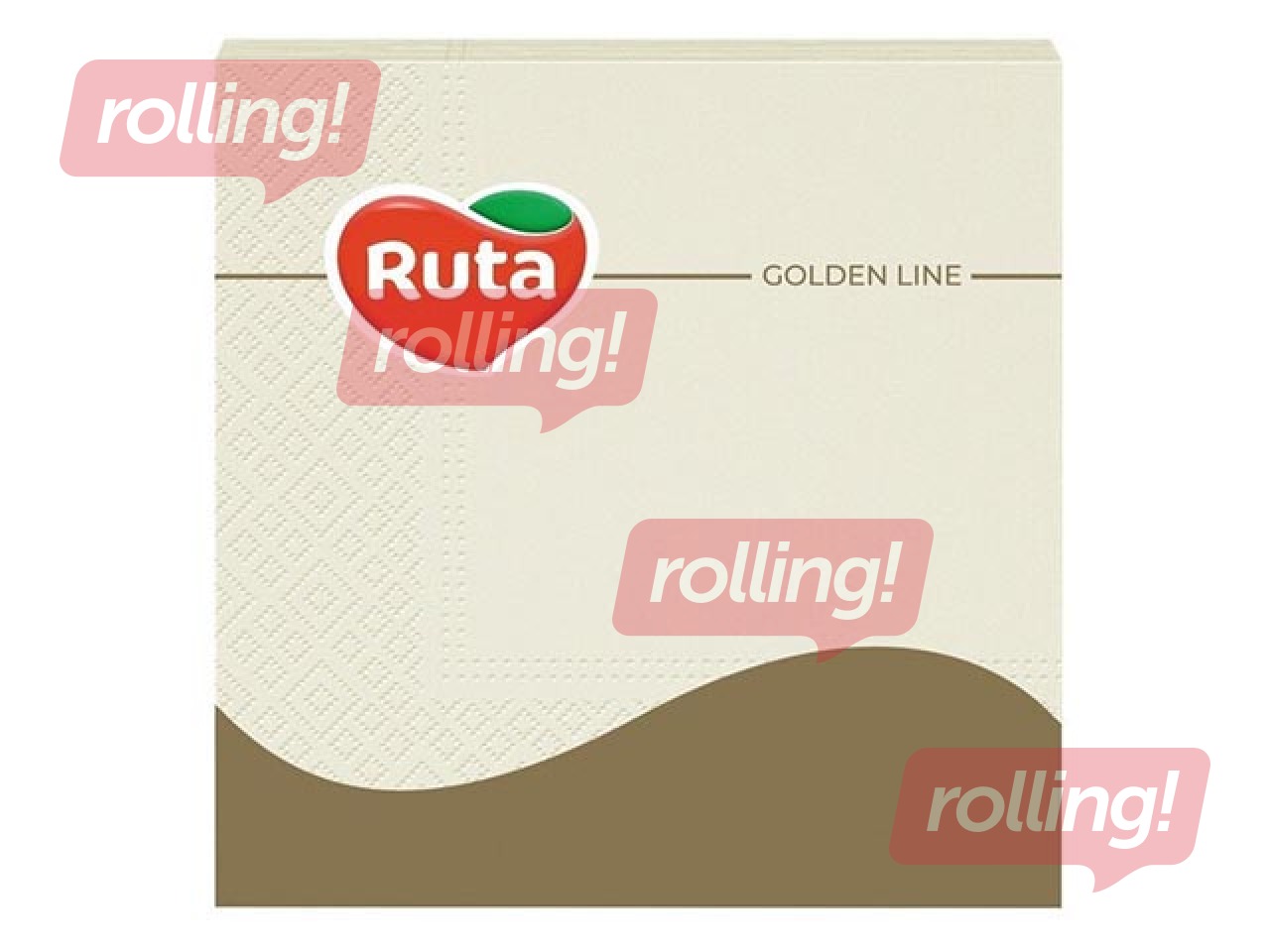 Salvetes Ruta 33x33cm, 20 gab, šampanieša kr.