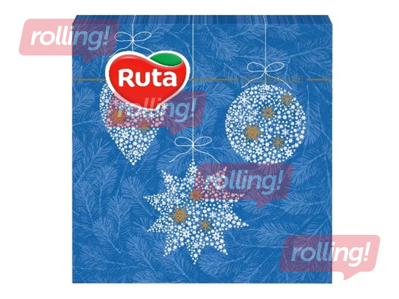 Salvetes, 33 х 33 cm., 20 gab. 2 slāņu,Ziemassvētku komplekts