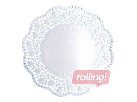 Round coasters for cups, PapStar, 15cm, 100 pcs.