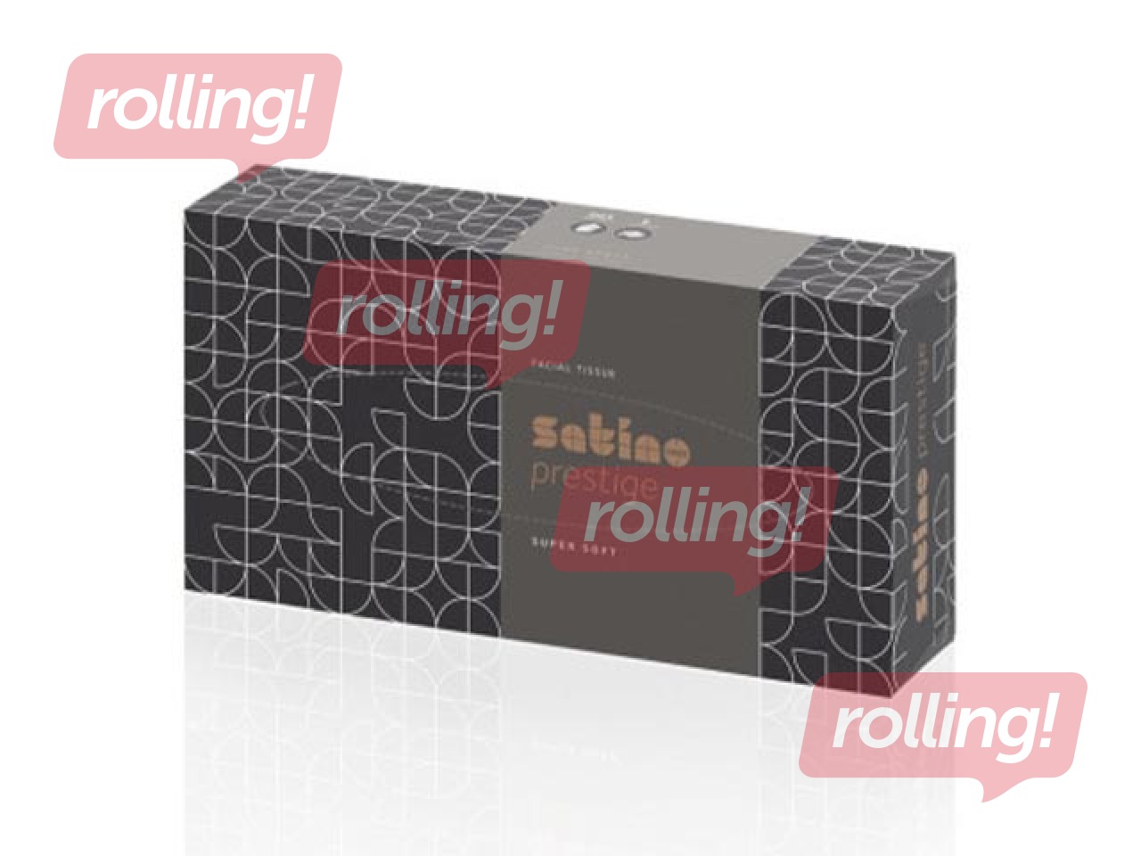 Косметические салфетки Satino Prestige, белые, 2 слоя, 100 салфеток