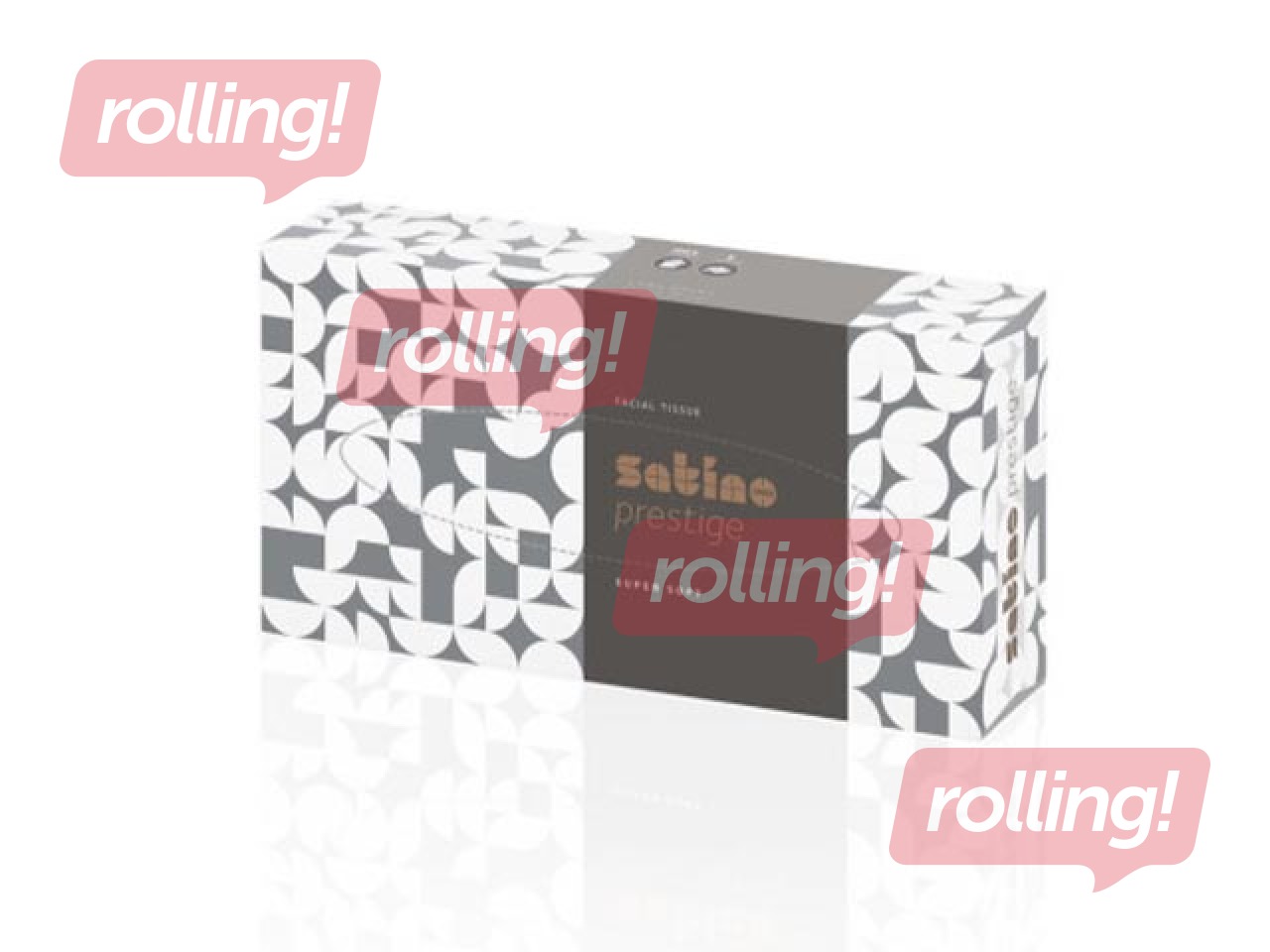 Kosmētiskās salvetes Satino Prestige, 2 kārtas, 100 gab.