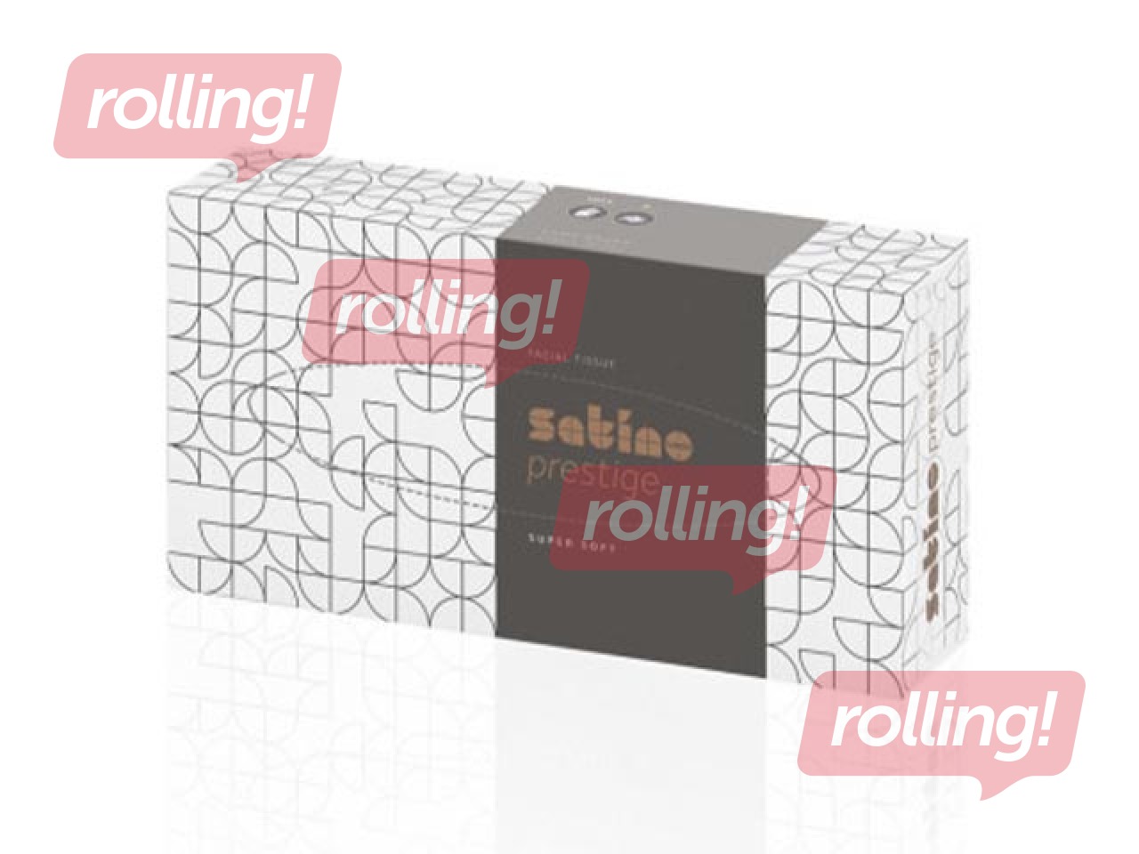 Kosmētiskās salvetes Satino Prestige, 2 kārtas, 100 gab.