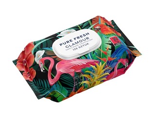 Mitrās salvetes Naturelle Pure Fresh Glamour, 120 gab.