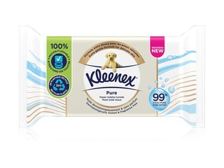 Niisked tualettpaberid Kleenex, Pure, 38 tk.