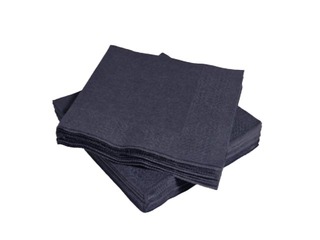 Napkins Lenek, black, 2-ply, 24x24cm, 200 pcs.