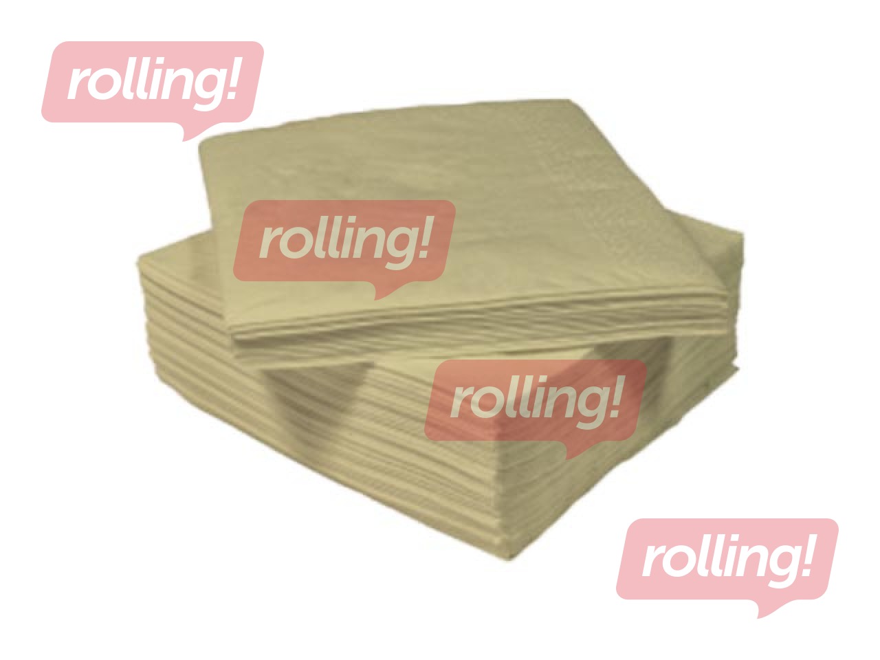 Salvetes Lenek, šampanieša, 2 slāņi, 24x24cm, 200 gab.