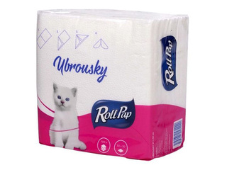 Salvetes RollPap 30x30 cm, 100gab., baltas