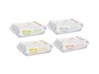 Mitrās salvetes New Sleepy, Mix, 64 gab.