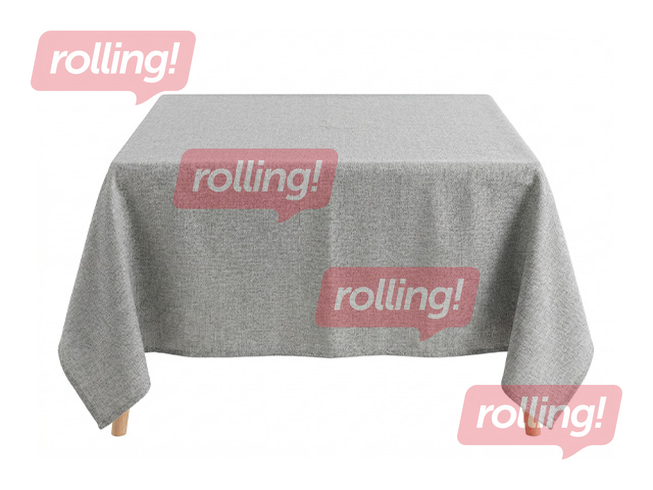 Tablecloth Easy Care, gray, 178x132cm
