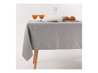Tablecloth Easy Care, gray, 178x132cm