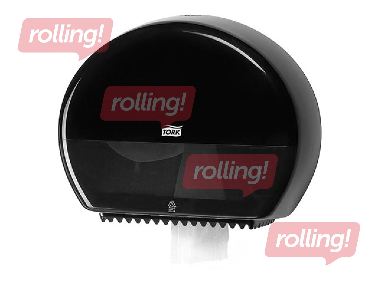 Toilet Paper Dispenser Tork T2, plastic, black