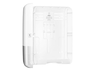 Papīra dvieļu loksnēs turētājs Tork Singlefold H3, plastikāta, balts