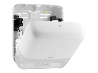 Papīra dvieļu ruļļos turētājs Tork Matic H1, plastmasas, balts