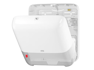 Papīra dvieļu ruļļos turētājs Tork Matic H1, plastmasas, balts