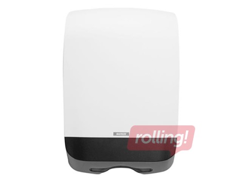 Papīra dvieļu loksnēs turētājs Katrin Inclusive M, plastikāta, balts