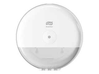 Tualetes papīra ruļļos turētājs Tork Smart One Mini, T9, plastikāta, balts