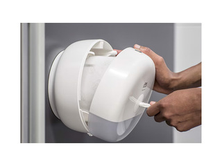 Tualetes papīra ruļļos turētājs Tork Smart One Mini, T9, plastikāta, balts