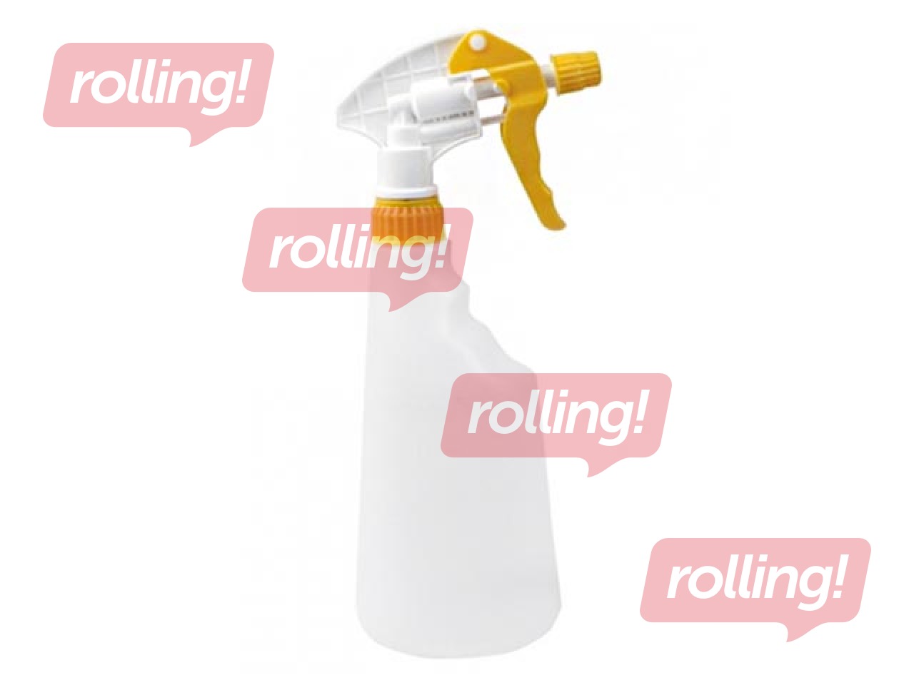 Spray bottle HygienTeknik BASIC, yellow, 600ml