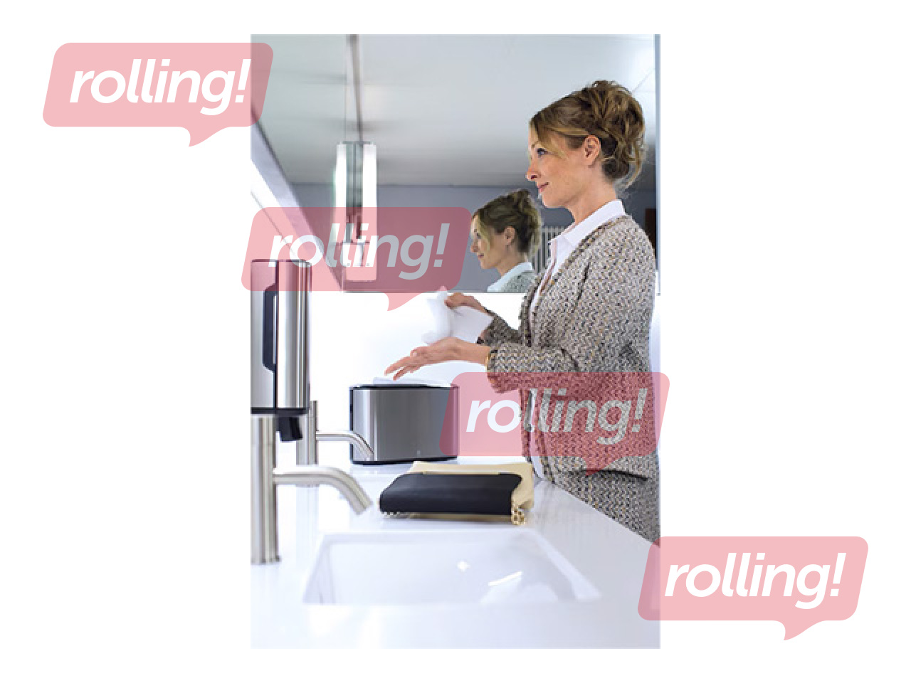 Держатель для листовых бумажных полотенец Tork, Xpress Countertop, Multifold H2, металлический