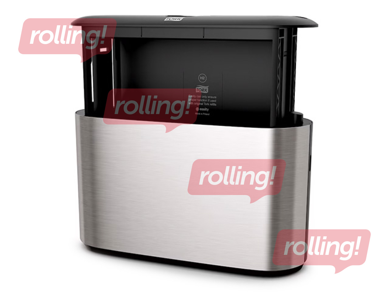 Papīra dvieļu loksnēs turētājs Tork, Xpress Countertop, Multifold H2, metāla, plastikāta