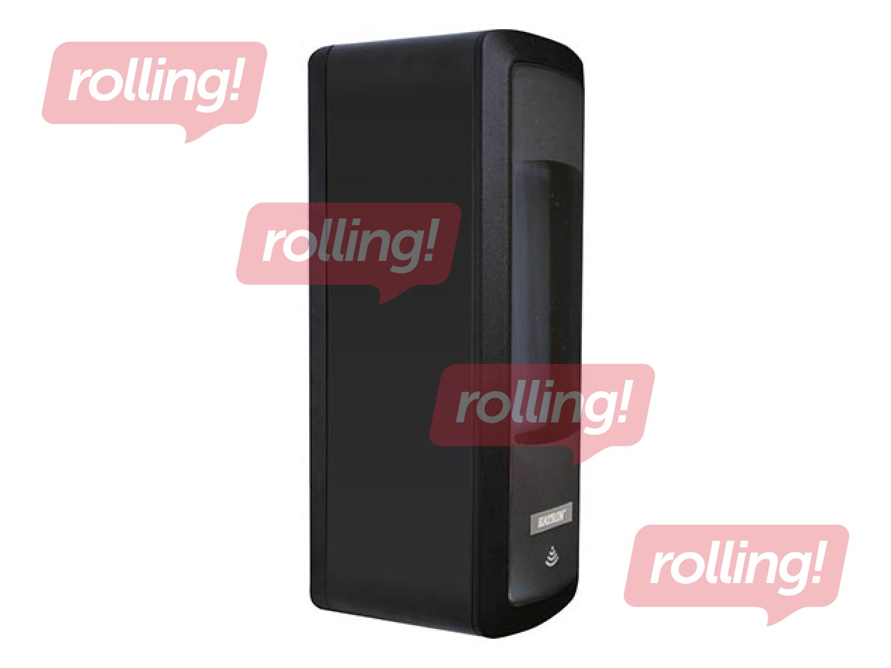 Šķidro ziepju, dezinfekcijas līdzekļu turētājs Katrin, automātisks, melns, 500ml