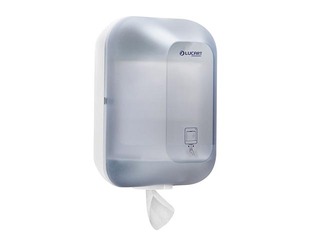 Papīra dvieļu ruļļos turētājs Lucart L-One Maxi, plastikāta, 360x245x240mm
