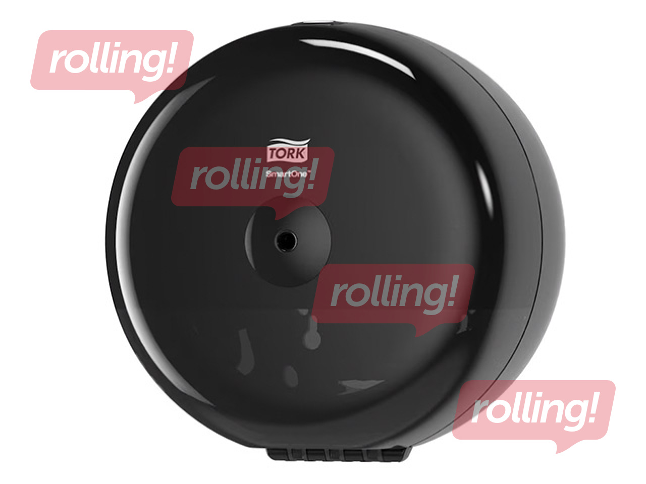 Tualetes papīra ruļļos turētājs Tork Smart One Mini, T9, plastikāta, melns