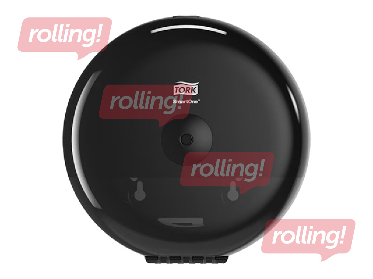 Tualetes papīra ruļļos turētājs Tork Smart One Mini, T9, plastikāta, melns