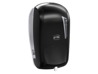 Liquid soap dispenser Grite, plastic, black, 1l