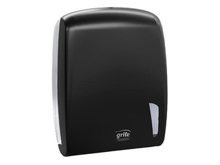 Paper towel holder Grite V-Fold, H3, plastic, black