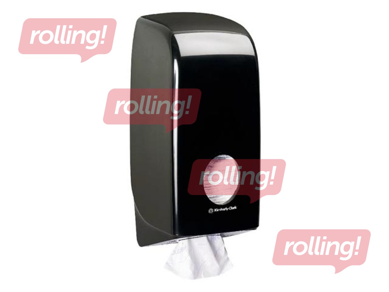 Toilet tissue dispenser Aquarius, black